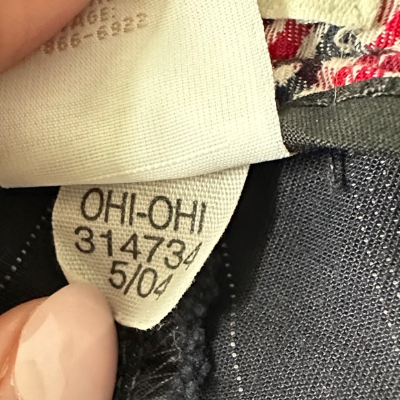 Vintage 2004 Tommy Hilfiger Women’s Dark Navy Pinstripe Dress Pants - Picture 8 of 16